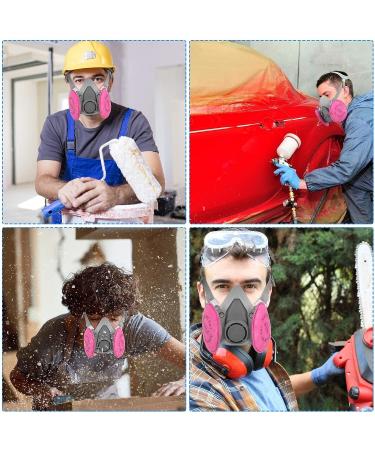 Ayybf Reusable Half Face Cover with 607 Sponge Filter for Painting and Dust Protection Medium - Buy Online on SooperMarket.com