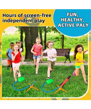 Rocket Toy Foot Pump - Outdoor Foam Rocket Set with 3 Rockets | Perfect Gifts for Boys & Girls - Buy Online on SooperMarket.com