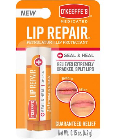 O'Keeffe's Medicated Lip Repair Stick (Pack of 2) | Lip Protectant for Seal & Heal - Buy Online on SooperMarket.com