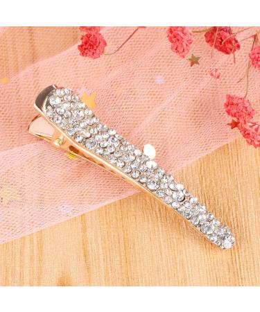 12 Pcs Rhinestone Alligator Hair Clips - Stylish Crystal Duckbill Clips for Women and Girls | Hair Styling Tools and Accessories - Buy Online on SooperMarket.com
