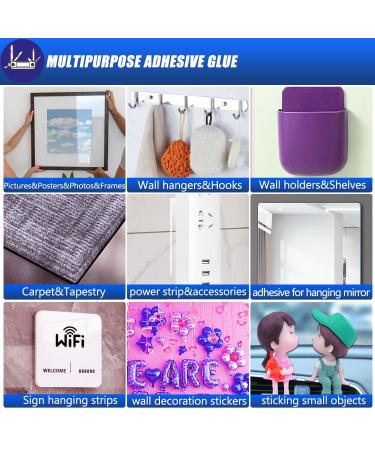 ZMUAXUAN Strong Nano Double Sided Tape Heavy Duty Mounting Clear Removable Sticky Adhesive Strips No Damage Wall Waterproof Reusable Thick Gel Grip Washable for Hanging Picture Poster Carpet Photo 1 - Buy Online on SooperMarket.com
