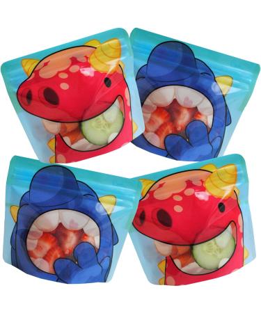 Nom Nom Kids 10 Reusable Snack Bags - Monster Design, BPA-Free, No Leak, Air-Tight, Ideal for Baby Led Weaning, Eco-Friendly - Buy Online on SooperMarket.com