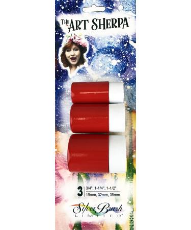 Silver Brush Limited, The Art Sherpa, Foam Stencil Paintbrushes Set - 3 Piece Set