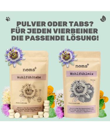 NOMS Feel-Good Mix for Dogs & Cats | Natural Sedative with Hemp Oil & Herbal Relief for Stress Fear & Hyperactivity - Buy Online on SooperMarket.com