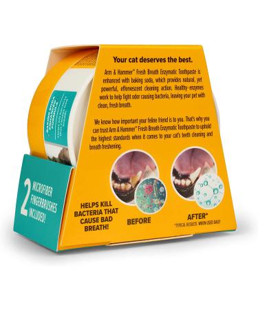 Arm & Hammer Enzymatic Toothpaste Kit for Pets - Dog & Cat Dental Care Set with Brush | Teeth Cleaning, Fresh Breath | Tuna Flavor - Buy Online on SooperMarket.com