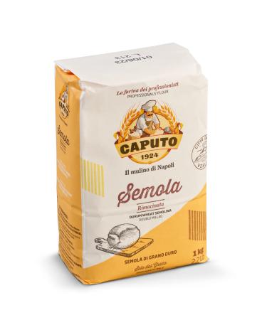 Caputo - Durum wheat semolina - Semola di grano duro rimacinata (4 x 1 kg) LT