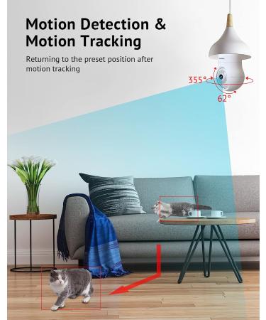 LaView 4MP Bulb Security Camera | 2K Wireless Outdoor Indoor | Motion Detection, Audible Alarm | Easy Installation | Alexa Compatible - Buy Online on SooperMarket.com