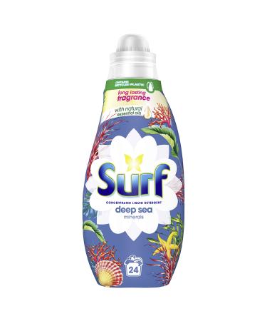 Surf Deep Sea Minerals infused with natural essential oils Concentrated Liquid Laundry Detergent for fresh and clean washing 24 Washes fresh 24 Count (Pack of 1)