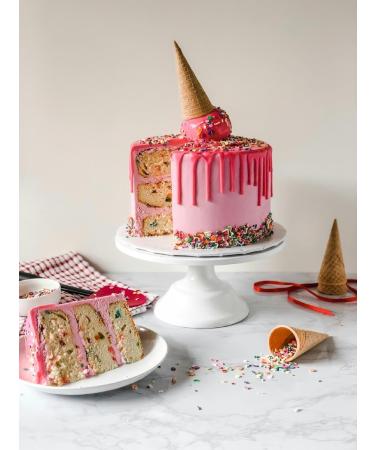 Pink Drip Cake Glaze - White Chocolate per 125g Tube | Perfect for Cakes Cupcakes & Tarts | Gluten-Free | International Shipping - Buy Online on SooperMarket.com