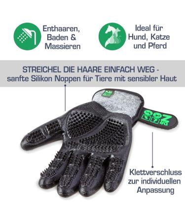 DR Zoo Size M Grooming Gloves for Dogs Cats & Horses | Best Pet Grooming Tools - International Shipping - Buy Online on SooperMarket.com