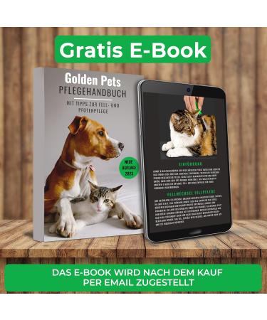Golden Pets Conditioner for Dogs & Cats - 100% Natural Fur Care Soft & Manageable Hair 250ml - Perfect for All Coat Types + Free E-Book - Buy Online on SooperMarket.com