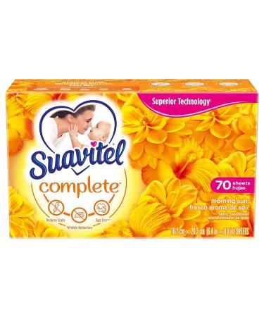 Suavitel Morning Sun Dryer Sheets 70 Sheets - Pack of 6 | Laundry Scent Boosters & Softener | Model 139375 | Household Supplies - Buy Online on SooperMarket.com