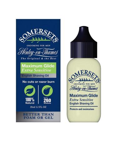 Somersets Sensitive Shave Oil 1.2 fl oz (35 ml) (2-pk)
