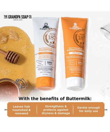 Grandpa Soap Co. Buttermilk Conditioner 8 fl oz - Nourishing Hair Care - Buy Online on SooperMarket.com