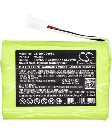 3600mAh Replacement Battery for Beamex MC2 Series - MC2-MF MC2-TE MC2-IS MC2-PE MC28B (3.6V) | International Shipping Available - Buy Online on SooperMarket.com