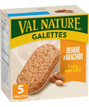 NATURE VALLEY Peanut Butter Biscuits Snacks Oat Biscuits with Peanut Butter Filling No Artificial Colours No Artificial Flavours Pack of 5 Biscuits Valentine - Buy Online on SooperMarket.com