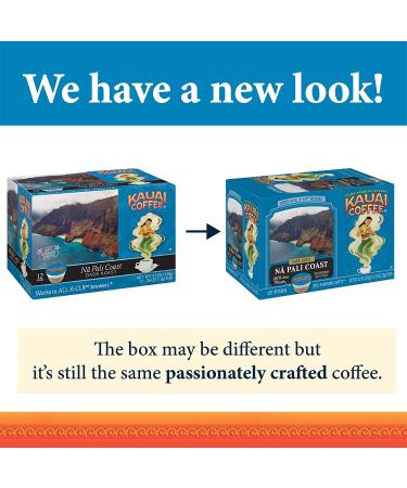 Kauai Coffee Na Pali Coast Dark Roast Pods - 12 Count Pack - 100% Arabica for Keurig - Buy Online on SooperMarket.com