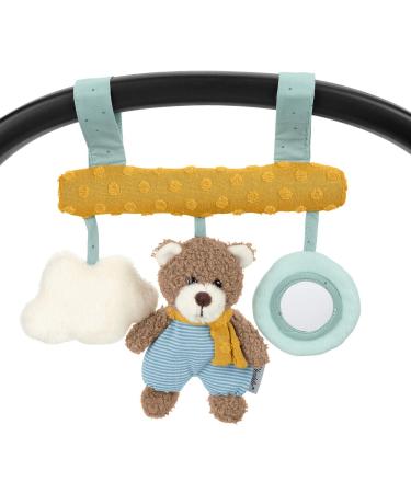 Sterntaler 6602002 toy for hanging with Velcro fastener Bear Ben Includes rattle Age: For babies from birth Multi-coloured