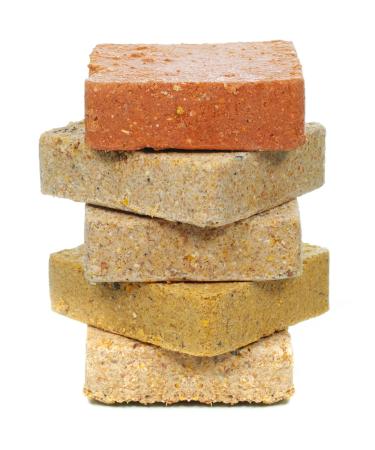 BusyBeaks Suet Fat Blocks | Premium Grade Garden Wild Bird Food | Enhanced Formula | Naturally Blended High in Energy & Protein-Rich Feed | Full of Nutritious Fat Fibre & Moisture (Mixed 3) Mixed 3 count (Pack of 1)