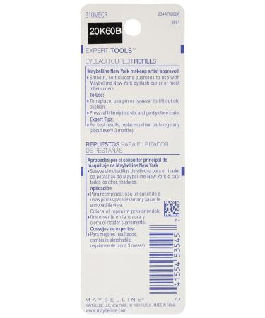 Maybelline Expert Tools Eyelash Curler Refills - Replacement Pads for Precision Curling - Buy Online on SooperMarket.com