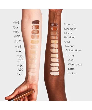 M DARA Organic Skincare Concealer 45 ALMOND | Hyaluronic Acid Makeup | Vegan & Ecocert Certified | 0.13 oz - Buy Online on SooperMarket.com