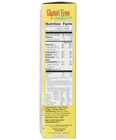 Betty Crocker Gluten Free Sugar Cookie Mix 15 oz - Pack of 6 | Delicious & Easy to Bake - Buy Online on SooperMarket.com