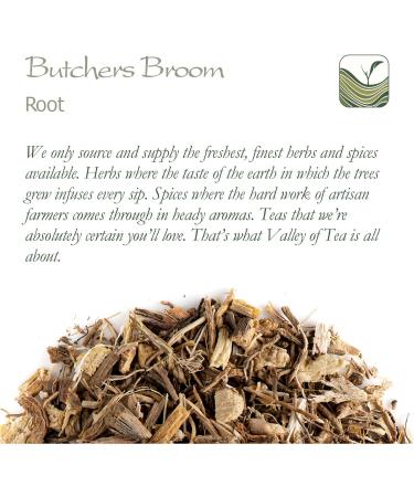 Organic Butchers Broom Root - Premium Quality Ruscus Aculeatus 200g - Buy Online on SooperMarket.com
