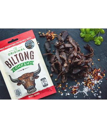 Meat Snack Box Bundle - Original, Smoky BBQ, Piri Piri & Garlic Flavors | High Protein, Low Fat, Gluten & Nitrate Free | 4 Flavors x 24 x 30g - Buy Online on SooperMarket.com