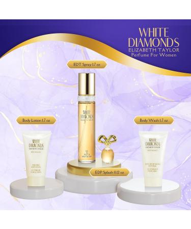 Elizabeth Taylor White Diamonds Perfume for Women Gift Set - 4 PC 1.7 Fl. oz 1.7 Fl Oz (Pack of 4) - Buy Online on SooperMarket.com