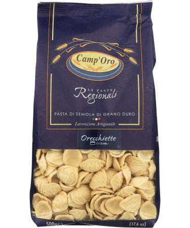 Camp'Oro Le Regionali Italian Pasta, Orecchiette, 17.6 Ounce (Pack of 16)