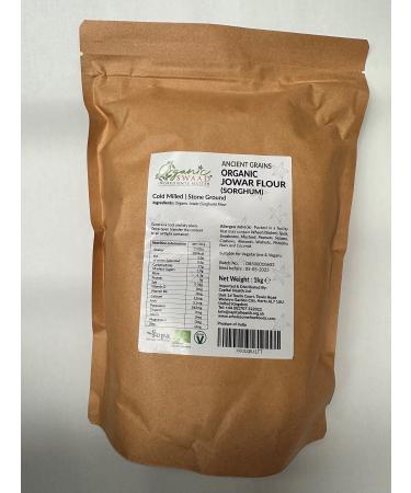 Ancient Grains Organic Sprouted Jowar Flour (Sorghum) 1kg