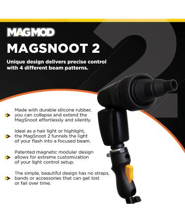 MagSnoot 2 Light Modifier by MagMod - Photography Flash Modifier | Magnetic Snoot Attachment with New Features | Lightweight Control - Buy Online on SooperMarket.com