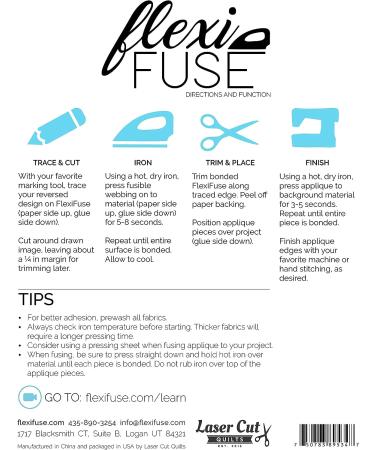 FlexiFuse Lightweight Fusible Web Roll - 21 x 3 yd | Easy Applique Adhesive - Buy Online on SooperMarket.com