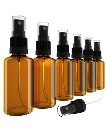EBELYX spray bottle 100ml 6x Made in Germany small spray bottle with atomizer made of brown glass