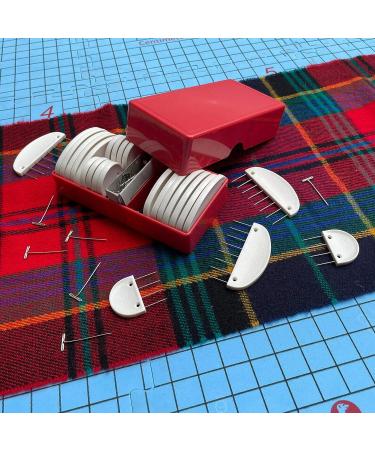 Red Suricata Curved Knit Blocking Combs Set - 25 Edge Blockers for Knitting & Crochet Projects with 100 T pins - Use with Blocking Mats - Patent Pending - Buy Online on SooperMarket.com
