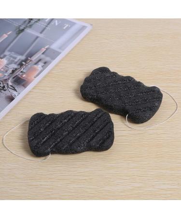 Konjac Sponge Set with Activated Bamboo Charcoal - Body & Facial Sponge Deep Cleansing Sponge for Care - Buy Online on SooperMarket.com