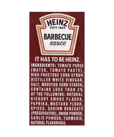Heinz Barbecue Sauce, Single Serve 12 gm. Packets, 200 per Case 0.4 Ounce (Pack of 200)