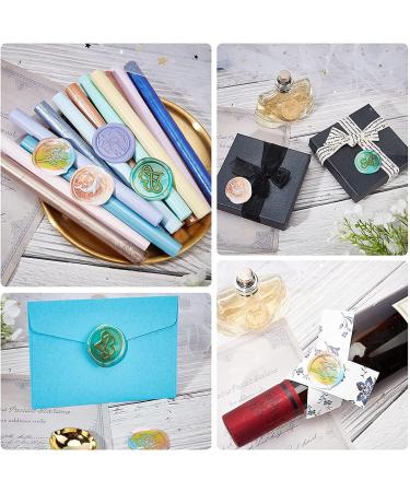 Craspire Butterfly Wax Seal Stamp 25mm - Retro Wood Handle for Envelopes & Invitations - Wedding Decor & Bottle Embellishment - Buy Online on SooperMarket.com