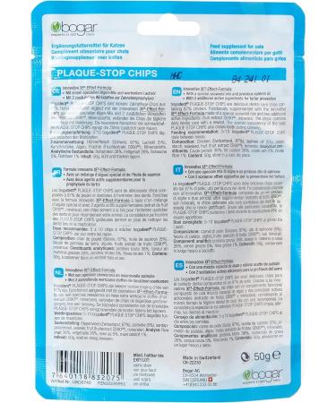 Bogadent Plaque-Stop Chips for Cats - 50g Pack of 2 | Dental Care & Fresh Breath - Buy Online on SooperMarket.com