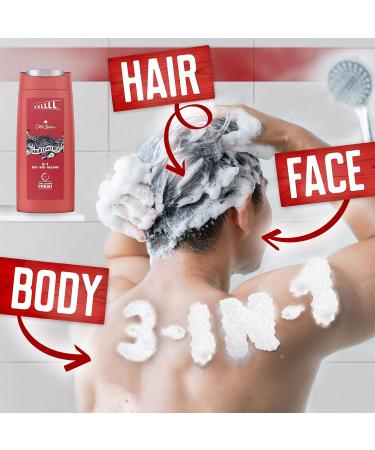 Old Spice Night Panther Shower Gel & Shampoo For Men 675 ml 3-in-1 Body-Hair-Face Wash Long-lasting Fresh - Buy Online on SooperMarket.com