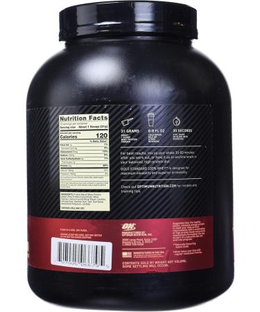OPTIMUM NUTRITION Gold Standard 100% Whey Protein Powder From Whey Isolates Vanilla Ice Cream 2270 gram - Buy Online on SooperMarket.com