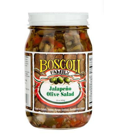Boscoli Family Jalapeno Olive Salad, 15.5 oz.