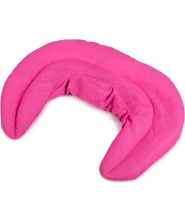 Cozy Neck Pillow with Stand-Up Collar - Pink Grape Seed Heat Pad for Ultimate Comfort - Buy Online on SooperMarket.com