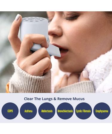 Handheld Lung Expander & Mucus Removal Device | Breathing Trainer for Improved Lung Capacity & Respiratory Health | Clears Lung Congestion for Easier Breathing - Buy Online on SooperMarket.com