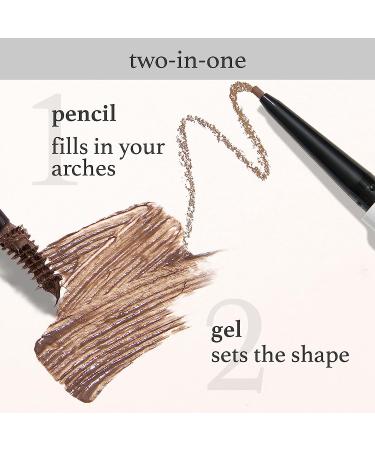 Julep Brow 101 2-in-1 Eyebrow Pencil & Tinted Brow Gel - Medium Brown | Waterproof, Thickening Silk Fibers, All Day Hold | Fill, Define & Shape Brows - Buy Online on SooperMarket.com