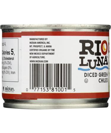 Rio Luna Organic Diced Green Chile 4oz - Spicy and Flavorful Addition to Your Kitchen - Buy Online on SooperMarket.com