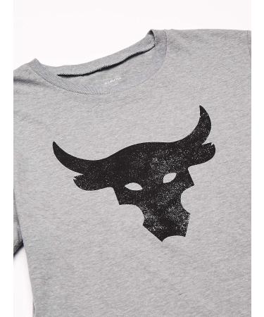 Under Armour Boys (8-20) Project Rock Blood Sweat Respect T-Shirt - Large Steel Light Heather/Black - Buy Online on SooperMarket.com