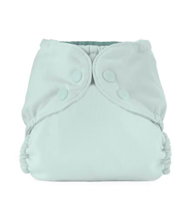 Esembly Cloth Nappy Outer Waterproof Cloth Nappy Cover Swim Nappy Leak-Proof and Breathable Layer Over Prefolds Flats or Fitteds Reusable Nappy with Popper. Size 1 (7-17lbs) Mist Size 1 Mist