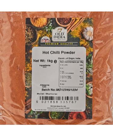 Old India Hot Chilli Powder 1 Kg - Premium Quality Spice Blend (Pack of 1) - Buy Online on SooperMarket.com