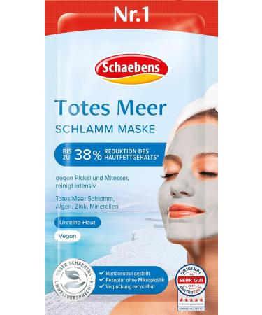 Shaben Totes Sea Mud Mask - 15 x 15ml Multipack for Acne & Blackheads with Algae Zinc & Minerals | Intense Cleansing for Problematic Skin - Buy Online on SooperMarket.com